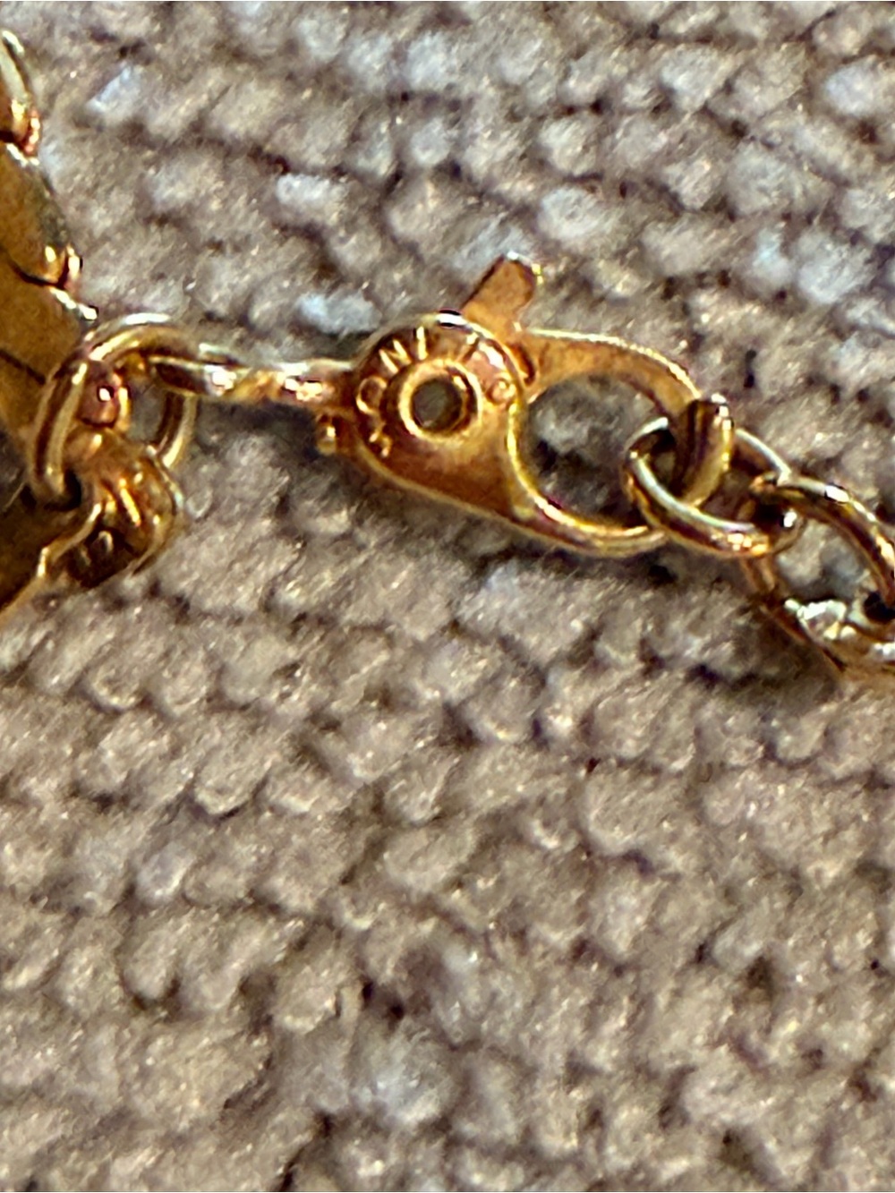 Vintage Monet Gold Textured Love Bracelet - Picture 5 of 5